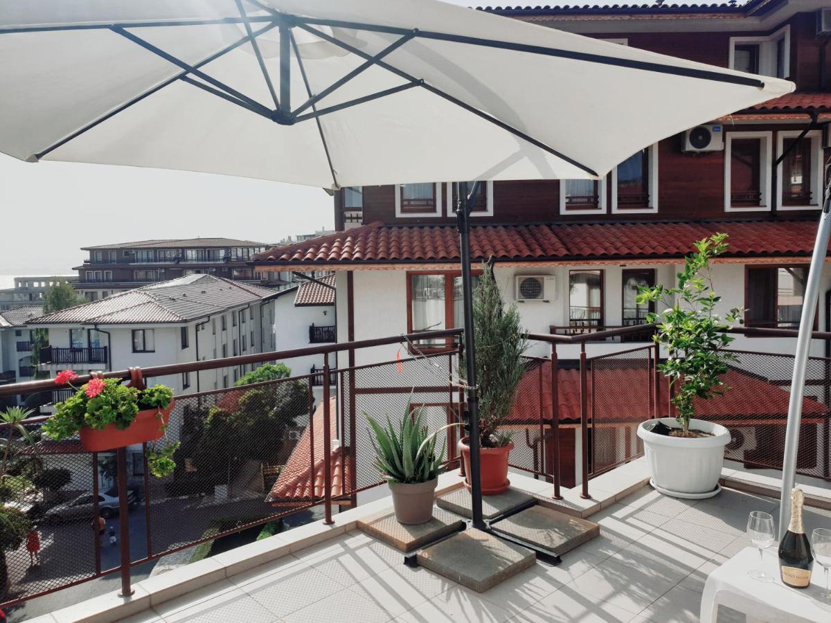 La Terrace Sea View Daire Sveti Vlas Dış mekan fotoğraf