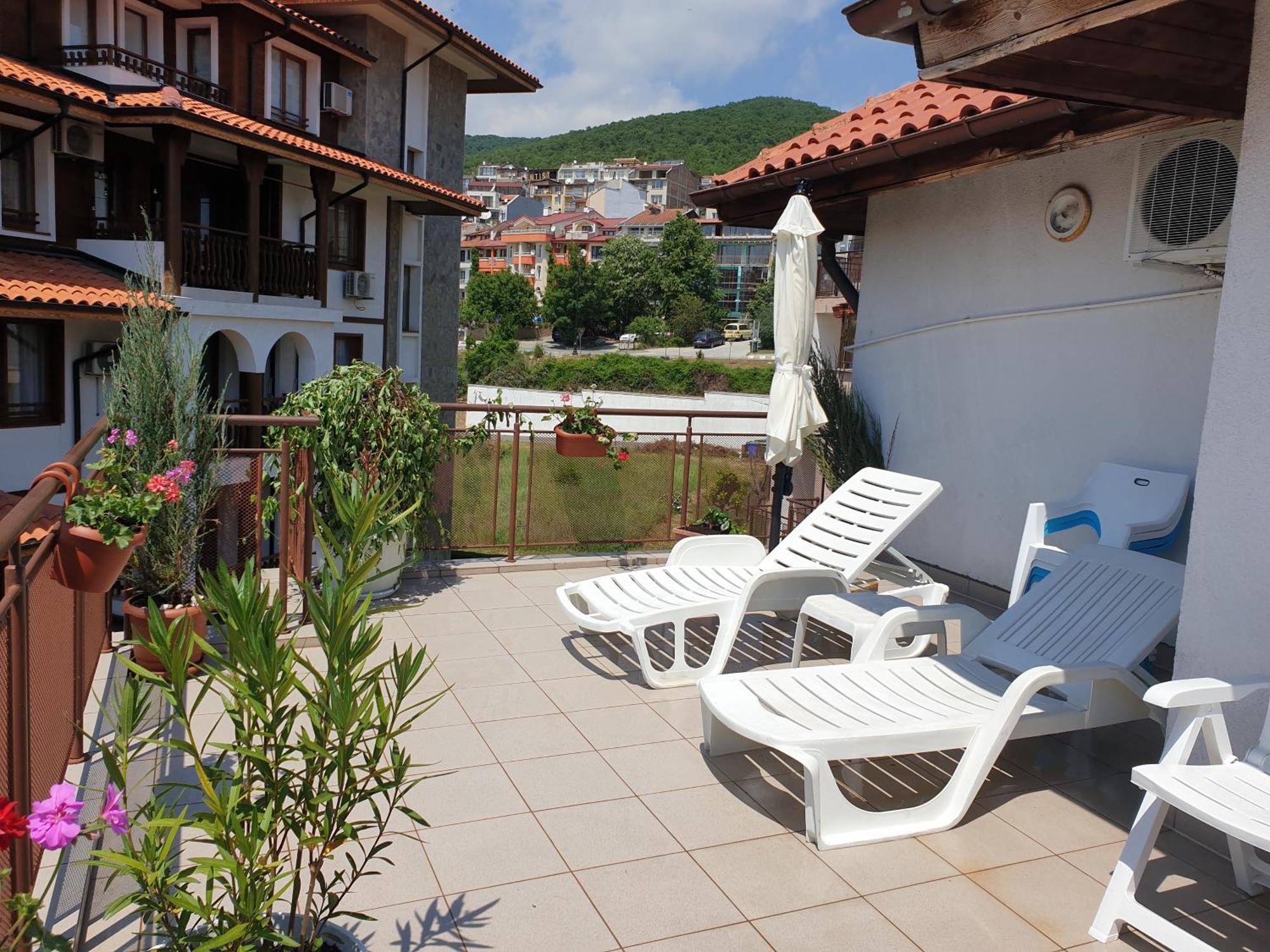 La Terrace Sea View Daire Sveti Vlas Oda fotoğraf